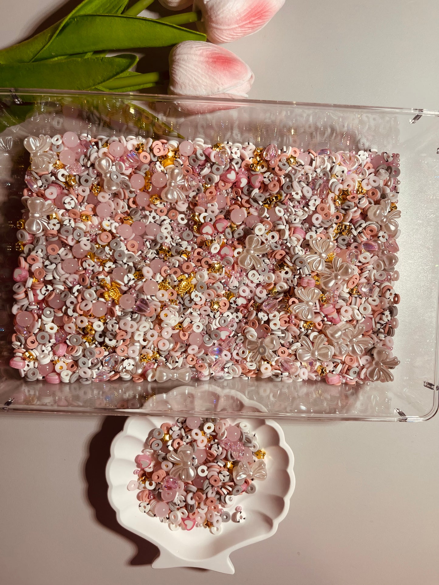 Aesthetic Pinky Perlenkonfetti