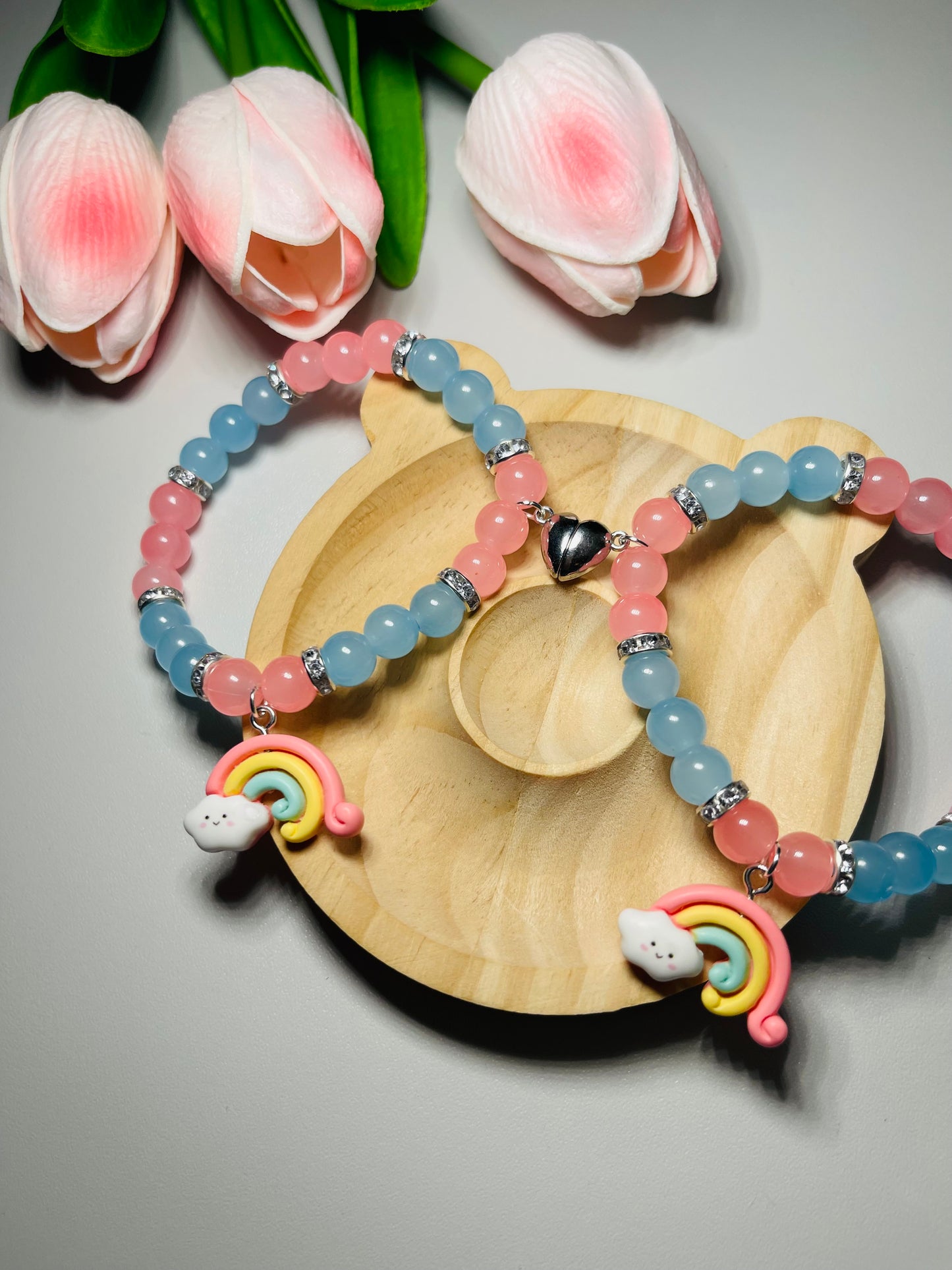 Regenbogenzauber BFF Armband