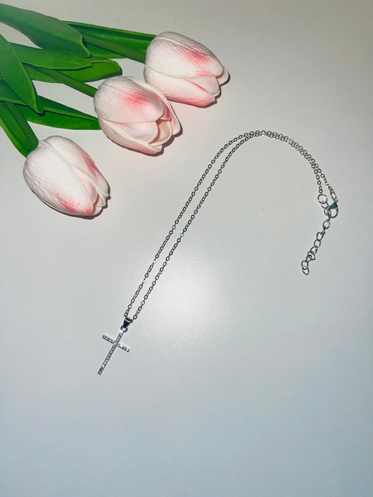 Kreuzkette Silver