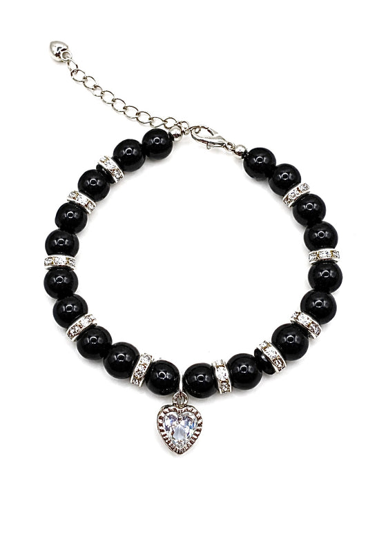Onyx Perlenarmband