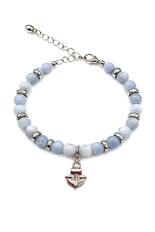 Chalcedon Perlenarmband
