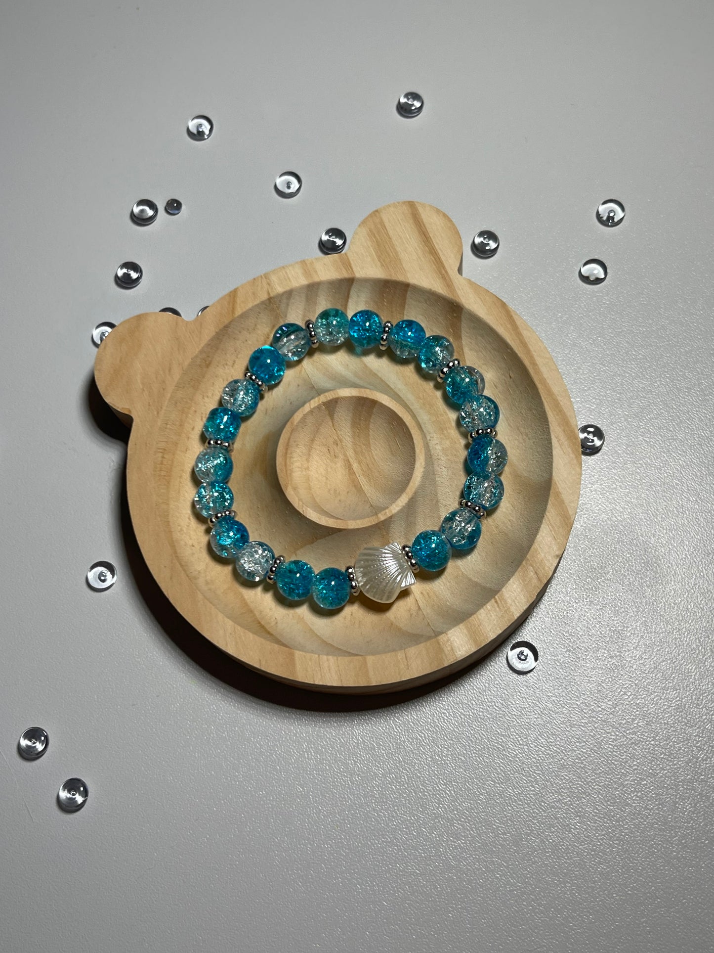 Glasperlen Ocean Armband