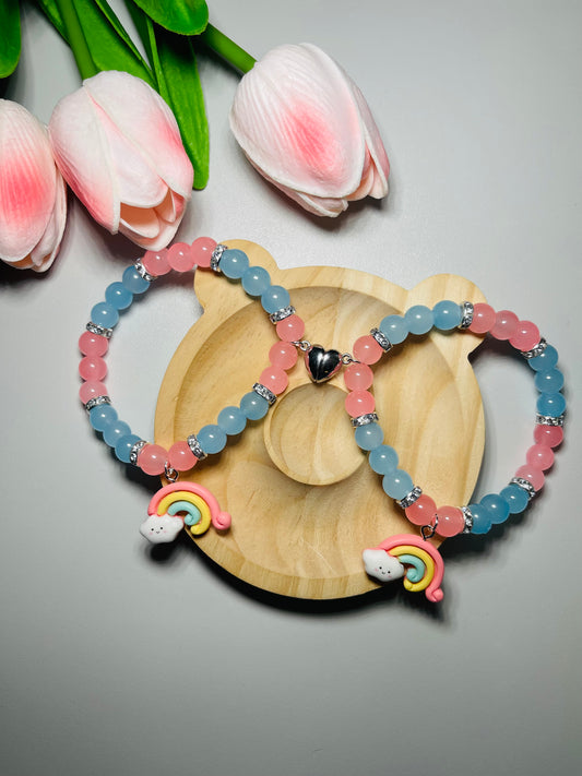 Regenbogenzauber BFF Armband